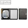 Tablet Konferenzmappe ELEGANZ DIN A4, 7-10", Reißverschluss, Kunstleder, schwarz