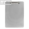 Ecobra Aluminium-Schreibplatte/Klemmbrett DIN A4, 317 x 228 mm, silber