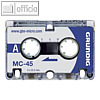 Grundig Micro-Kassette MC45, Aufnahme: 2 x 22.5 min., 3 Stück, GGM4500