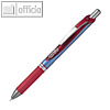 Pentel Liquid Gel-Tintenroller EnerGel BLN75, Strichstärke 0.25 mm, rot,BLN75-BO