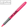 BIC Textmarker Highlighter Grip, Keilspitze 1.6 - 3.3 mm, pink, 811934
