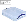 Aufbewahrungsboxen 11 Liter, 456 x 356 x 120 mm, transparent, 2 Stück, 11C