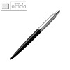 Druckkugelschreiber JOTTER, Bond Street Black Chrome Trim, Strichstärke: M