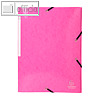 Exacompta Eckspannmappe A4 Rosa rosa