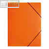 Pagna Gummizugmappen "Lucy Colours", DIN A4, 245 x 320 x 10 mm, orange, 21613-09