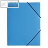 Gummizugmappen "Lucy Colours", DIN A3, 310 x 440 x 10 mm, hellblau, 5 St?ck