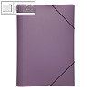 Gummizugmappen "Lucy Colours", DIN A3, 310 x 440 x 10 mm, lila, 5 St?ck