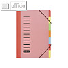 Pagna Ordnungsmappe, 7-teilig, f?r DIN A4, transparent, 44043-13
