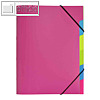 Pagna Ordnungsmappe "Funky School", 5-teilig, PP, 260 x 320 mm, rosa, 41803-34