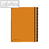 Pagna Pultordner "Trend", DIN A4, 12-teilig, orange, 24129-09