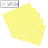 Herlitz Karteikarten, DIN A7, kariert, gelb, 100 St?ck, 10901486