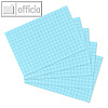 Herlitz Karteikarten, DIN A7, kariert, blau, 100 St?ck, 10901502