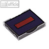 Trodat Stempelkissen 6/4750/2 f?r Printy 4750/L, 4755, zweifarbig blau/rot,62022
