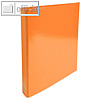 Ringbuch IDERAMA, DIN A4, 4-Ringe, R?cken 40 mm, Karton 600 g/m?, orange