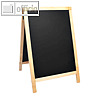 Kundenstopper/Gehwegtafel DELUXE, 55 x 85 cm, Kreideoberfl?che, buche, SBD-B-85