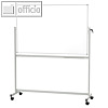 Mobilboard MAUL beidseitig/Emaille, 100 x 200 cm, stufenlose Schr?gstell.