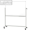 Mobilboard MAULstandard/Emaille, 90 x 120 cm, stufenlose Schr?gstellung, grau