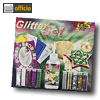 Folia Glitter-Set, Glitterpulver mit Klebeflasche, 10 Dekos, 579