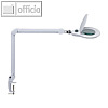 MAUL LED-Lupenleuchte MAULsource, Klemmfu?, 11 Watt, 3 Dioptrien, wei?, 8265802