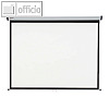 Nobo Roll-Leinwand Standard, 240x181cm, silber/grau, 1902394