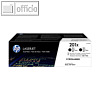 Original LaserJet Tonerkartuschen 201x, ca. 2.800 Seiten, schwarz, 2er Pack