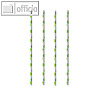 Papstar Trinkhalme "green Dots", Papier, starr, ? 6 mm, 20 cm, 1.000 St?ck,85569