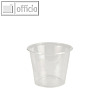 Dressingbecher, rund, 125 ml, (Ø)7.1 x 5.7 cm, PP, transparent, 1.000 Stück