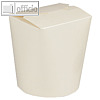 Snackboxen "To Go", 0.55 l, 10 x 8.5 x 7.5 cm, Karton, beschichtet, wei?, 500 St
