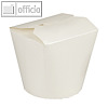 Papstar Snackboxen Snackbox - 10,1 x 10 x 9,1 cm (weiß)