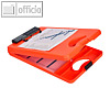 Klemmbrett + Formular-Kassette "DeskMate II Safety", 26 x 41 cm, A4, neonorange