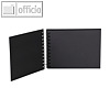 WIRE-O Fotoalbum S.O.H.O., 40 Seiten, 195 x 145 mm, schwarz, 3er Pack