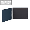 WIRE-O Fotoalbum S.O.H.O., 40 Seiten, 195 x 145 mm, navy, 3er Pack, 1329452900