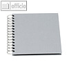 WIRE-O Fotoalbum S.O.H.O., 60 Seiten, 180 x 180 mm, stone, 3er Pack, 1329452175