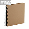 WIRE-O Fotoalbum S.O.H.O., 60 Seiten, 180 x 180 mm, kraft, 3er Pack, 1329452625