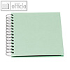 WIRE-O Fotoalbum S.O.H.O., 60 Seiten, 180 x 180 mm, mint, 3er Pack, 1329452655