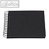 WIRE-O Fotoalbum S.O.H.O., 60 Seiten, 180 x 180 mm, schwarz, 3er Pack
