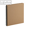 WIRE-O Fotoalbum S.O.H.O., 60 Seiten, 290 x 290 mm, kraft, 2er Pack, 1329452627
