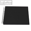 WIRE-O Fotoalbum S.O.H.O., 60 Seiten, 290 x 290 mm, schwarz, 2er Pack