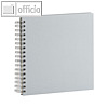 WIRE-O Fotoalbum S.O.H.O., 60 Seiten, 230 x 230 mm, offwhite, stone, 3er Pack