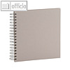 WIRE-O Fotoalbum S.O.H.O., 60 Seiten, 230 x 230 mm, offwhite, taupe, 3er Pack