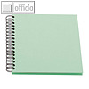 WIRE-O Fotoalbum S.O.H.O., 60 Seiten, 230 x 230 mm, offwhite, mint, 3er Pack