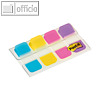 Post-it Index Strong, 16 x 38 mm, türkis/gelb/pink/lila, 4x 10 Streifen,676-AYPV