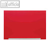 Nobo Glas-Magnettafel Diamond, beschriftbar, 67.7 x 38.1 cm, rot, 1905183