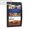 Wandhalter "Quick Fit", 4 F?cher DIN A4+, 65 x 39.5 x 9.5 cm, schwarz, 4060.01