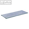 Fachboden BASE L, f?r Schrankbreite 800 mm, Stahl, lichtgrau, 2 St?ck, 220813