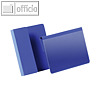 Kennzeichnungstasche zum ?berh?ngen, A6 quer, blau/transparent, 50 St?ck, 172107