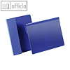 Kennzeichnungstasche zum ?berh?ngen, A5 quer, blau/transparent, 50 St?ck, 172207