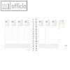 TIME & LIFE Terminkalender-Einlage - 16 x 16 cm, 1Wo/2Seiten, Spiralbindung,wei?