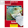 Laserfolie Folaproof Laserfilm/F, DIN A4, Polyester, 115 my, klar-matt, 100 St.