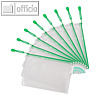 Tarifold Reißverschlusstasche ZIPPER, A5, PVC 230 my, grün, 8 Stück, 509025